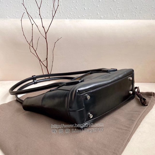 Bottega veneta高端女包 96009 寶緹嘉新款Arco48油蠟皮包 BV經典款小牛皮質中號手提包  gxz1228